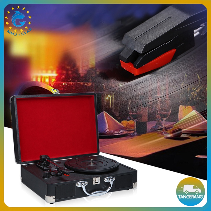 Player Music Turntable With Bluetooth USB/Pemutar Piringan Hitam Vinyl Record