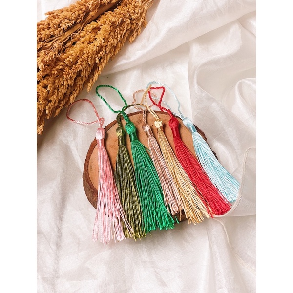 

Tassel Rumbai Untuk hampers, hangtag dan parcel