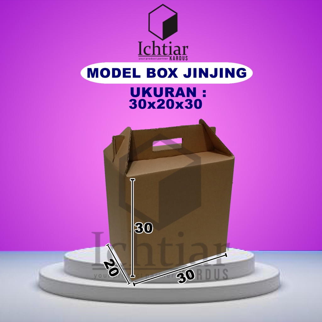 

Karton / Kardus / Box Packing Jinjing Ukuran 30x20x30 Cm