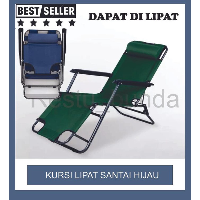 VELBED DISKON PROMO  KURSI SANTAI MALAS VELBED LIPAT BERJEMUR / KURSI MALAS EL09I09A82L