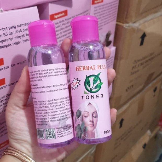 Sabun Pembersih Wajah + Toner Herbal Plus // Sabun // Toner Asli / Original - BPOM