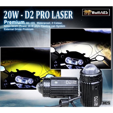 Lampu Laser Tembak D2 Laser 20 Watt PRO Laser Output universal