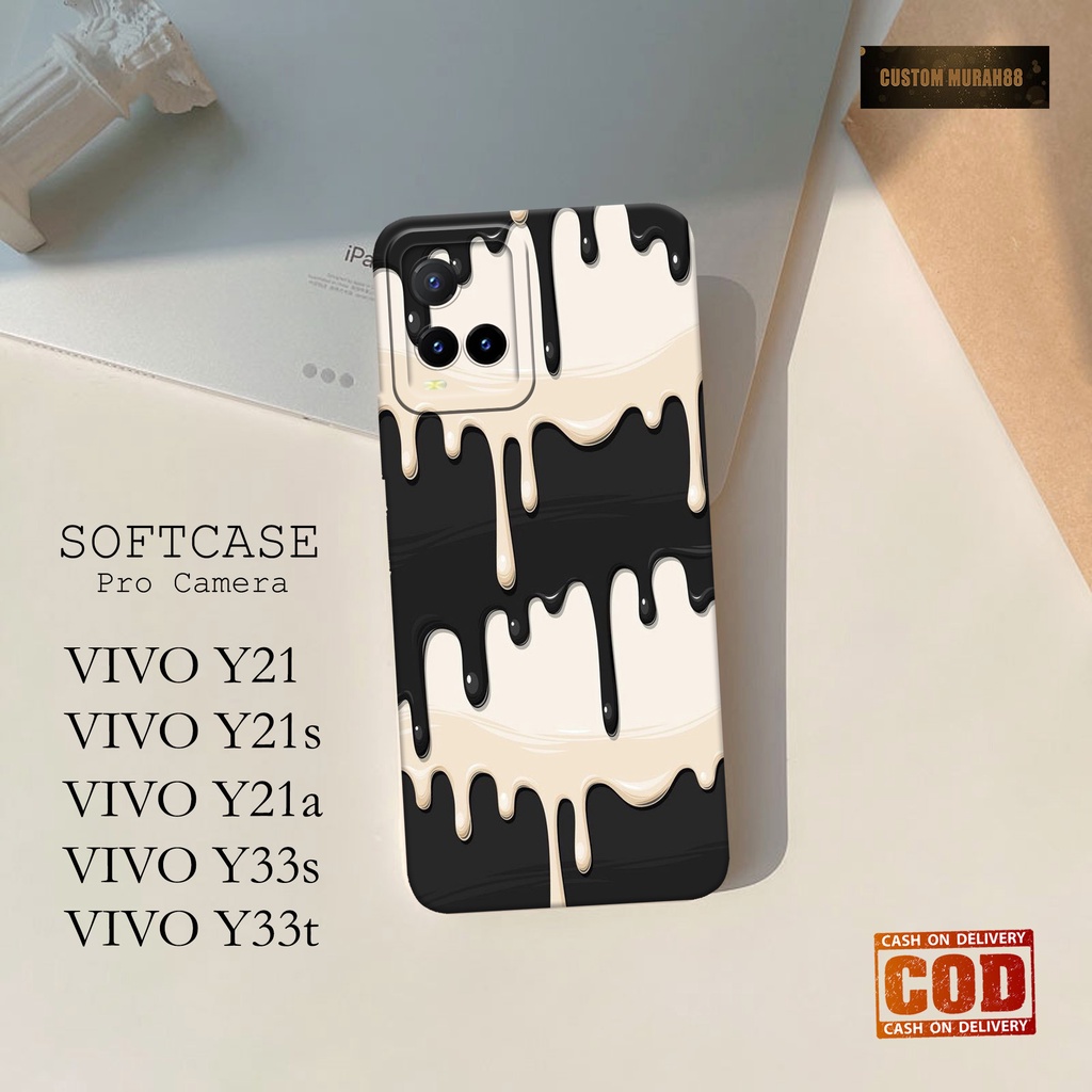 Case Hp Vivo Y21 / Y21s / Y21a / Y33s / Y33t Terbaru - Fashion Case KRIM - Casing Hp Vivo Y21/Vivo Y