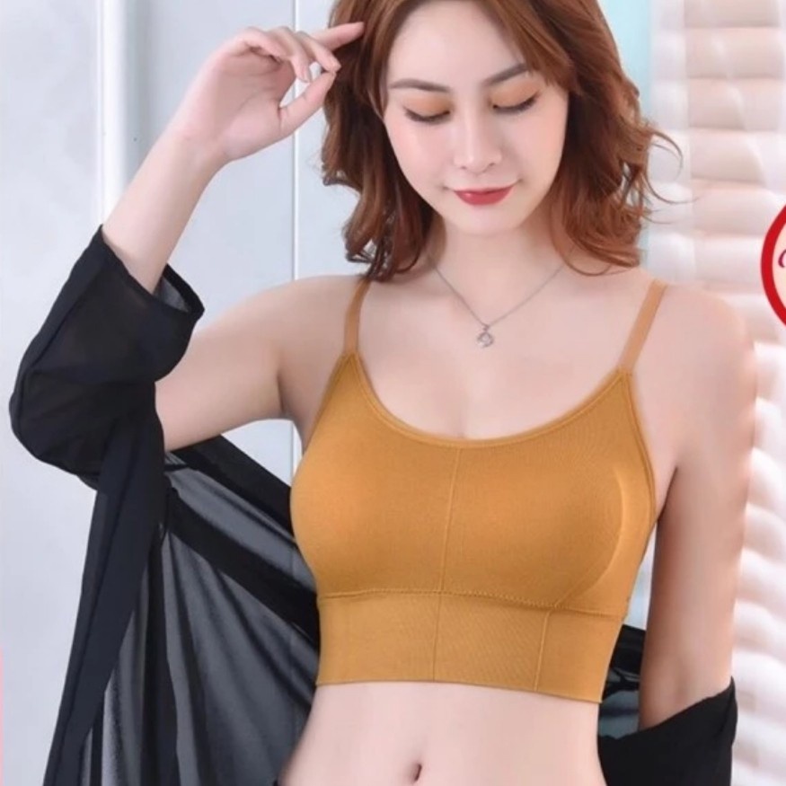 Bra Baju Crop Top BH Korea Wanita Style Lembut Dalam A