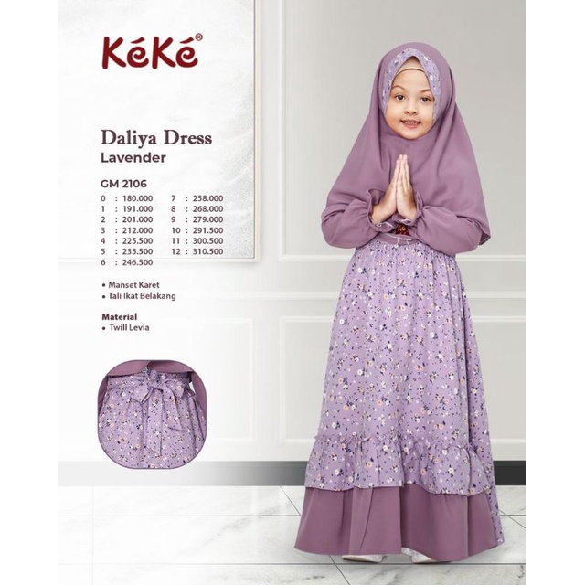 PROMO GSMIS ANAK KEKE GM 2106 DALIYA DRESS