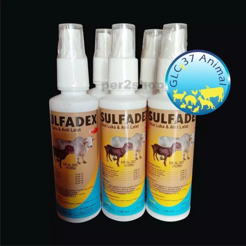 SULFADEX SPRAY OBAT LUKA DAN ANTI LALAT PADA KAMBING SAPI