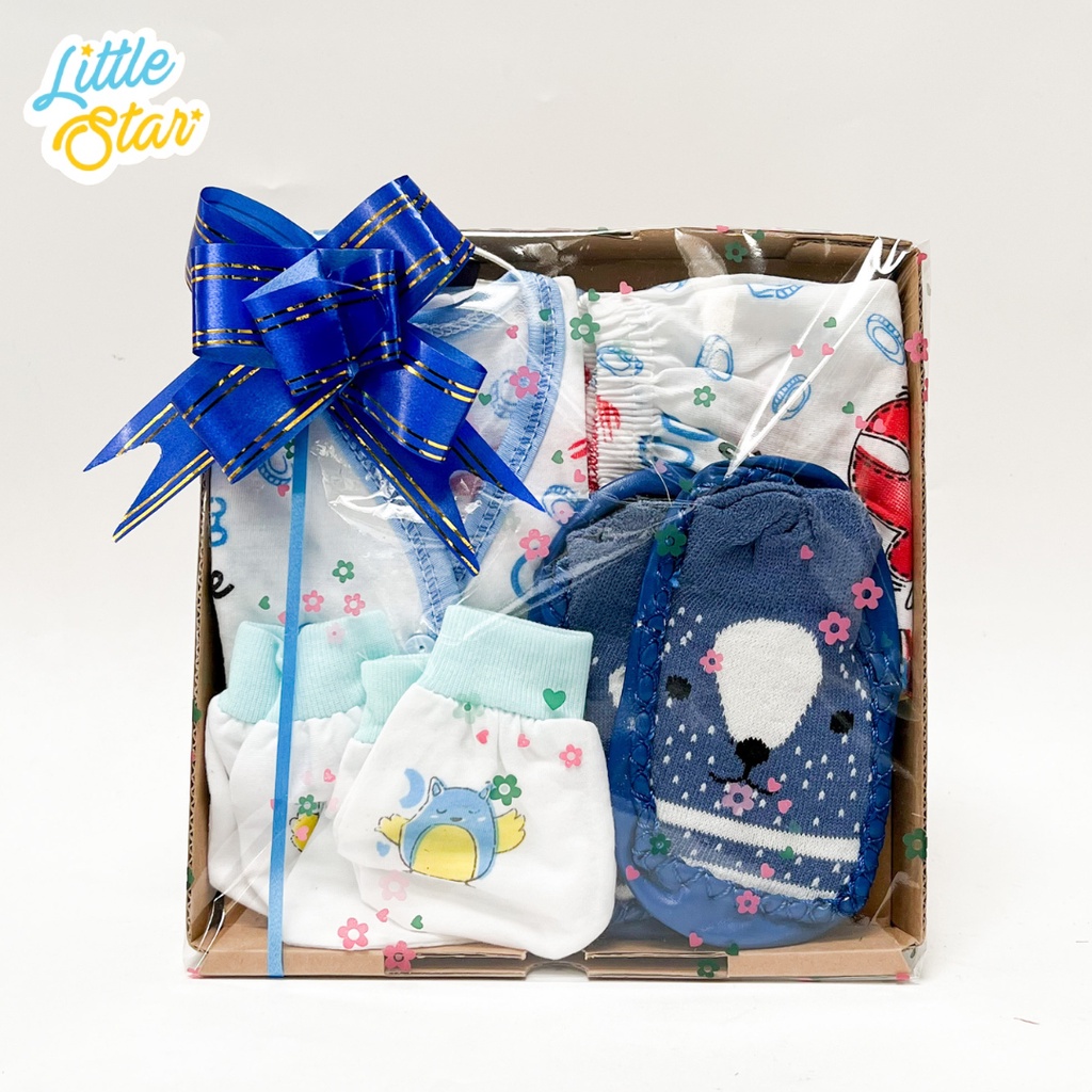 Paket C Parsel Bayi Baru Lahir Kado Hampers Newborn Baby Gift Set Hadiah Pakaian Setelan Anak Unisex