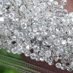 Diskon✔️⭐-BERLIAN EROPA ASLI ORI NATURAL DIAMOND PUTIH TABUR GUGUR 20 25 2.3mm Bukan Banjar