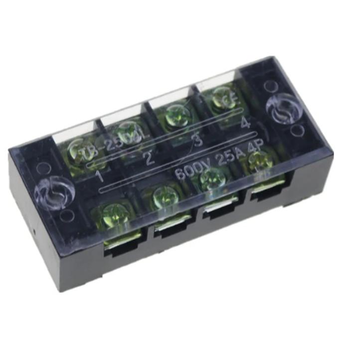 Terlaris Terminal Block 4P 25A / Terminal Blok Tb-2504 / Terminal Block Tb 2504