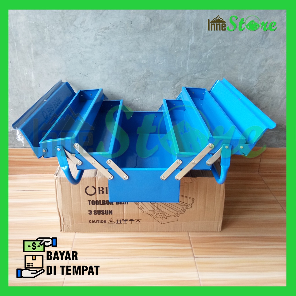 Tool Box Besi 3 Susun Tempat Perkakas Bengkel