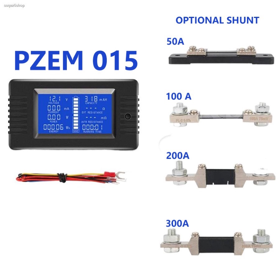 Multifunctional Battery Meter Pzem-015 PEACEFAIR Volt Amper Meter