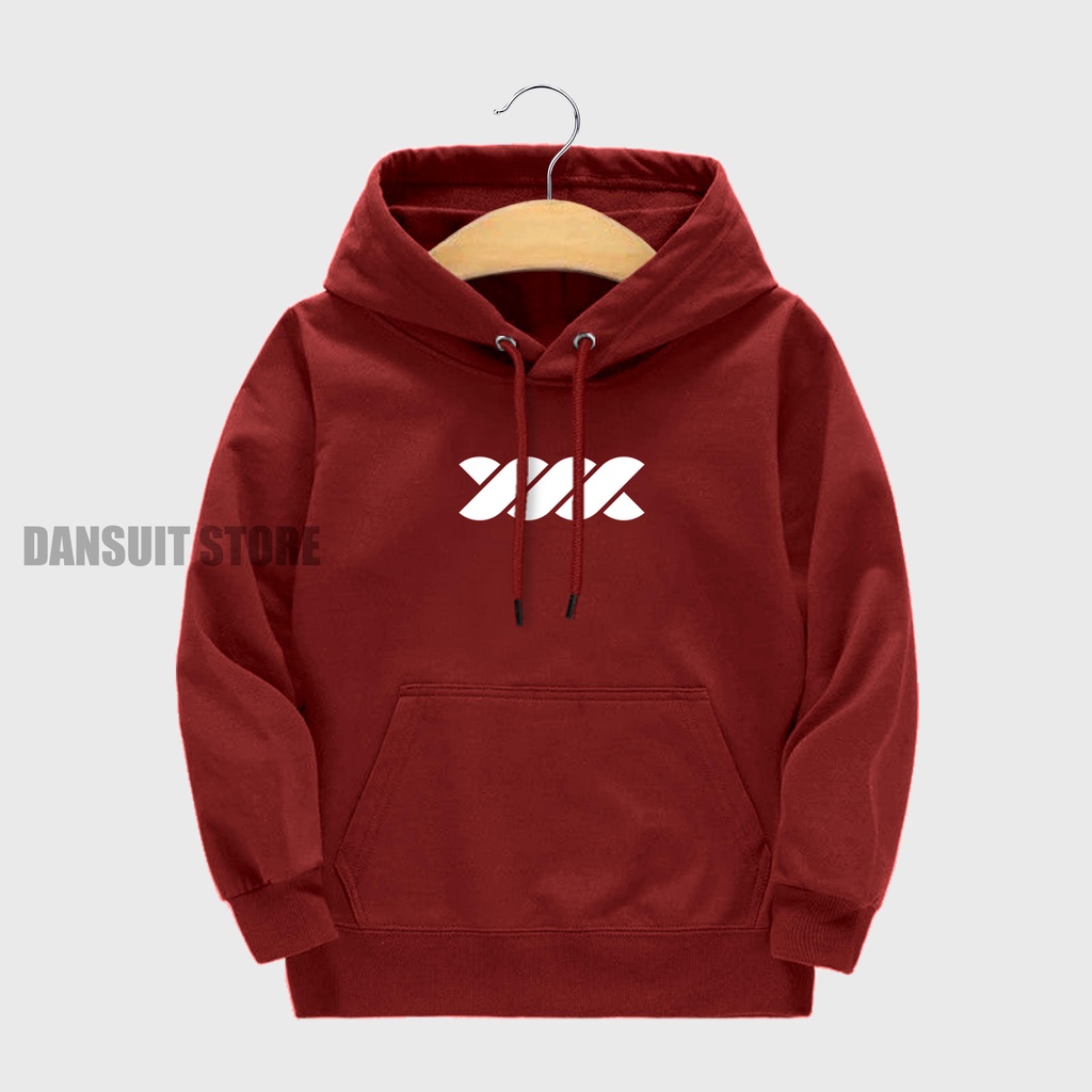 Hoodie Anak Laki-laki/Perempuan Usia 4-13 Tahun Sweater Hoodie Anak Sablon WDZG Tambang Logo Bahan Tebal Premium