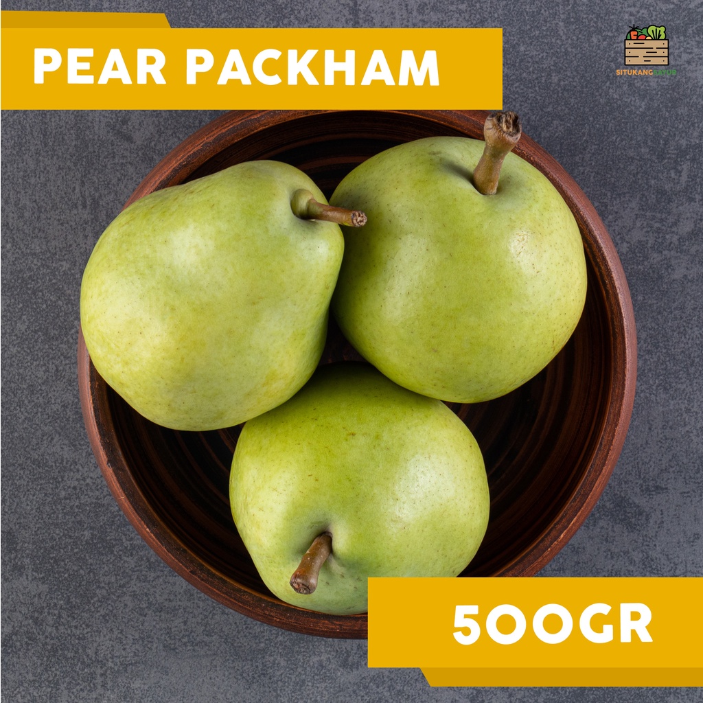 

Buah Pear Peckam | ±500gr (Kota Bandung & Sekitar)