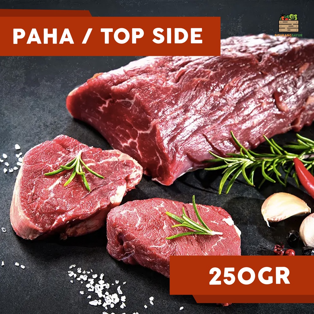 

Daging Paha / Topside Sapi | 250gr (Kota Bandung & Sekitar)