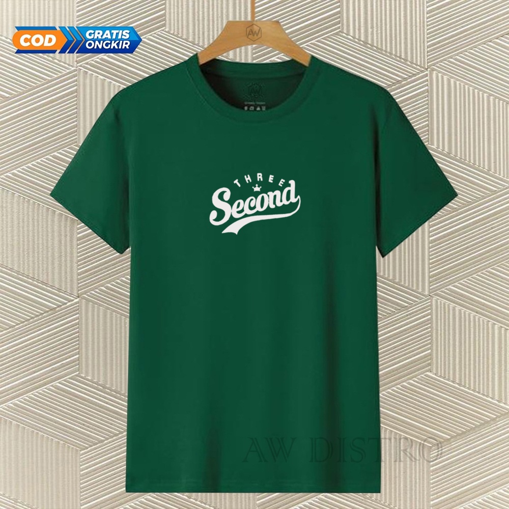 COD Baju Kaos Distro Hresec Kzl Text Putih Premium Quality Lengan Pendek