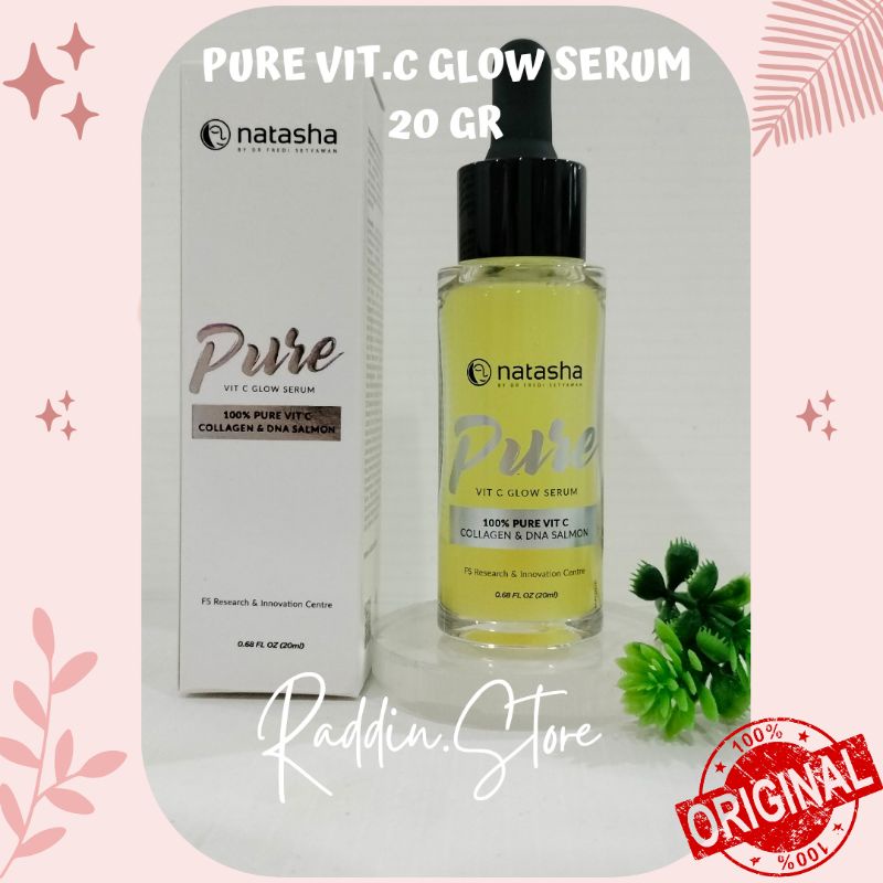 PURE VIT C GLOW SERUM/PURE VITAMIN C/SERUM NATASHA/VITAMIN C MURNI/SERUM VIRAL NATASHA