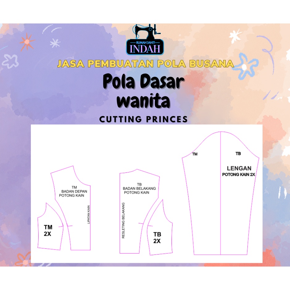 Pola Dasar Baju wanita pola baju wanita pola jahit