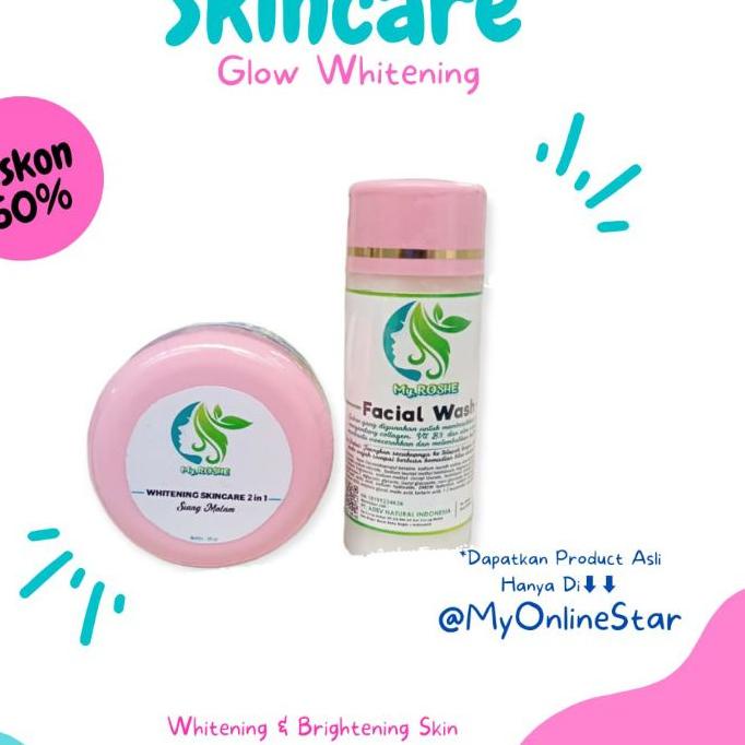 Terbaru✔️-My Roshe Original 1 Paket Cream Wajah Whitening Kemasan Lama Murah {1P}