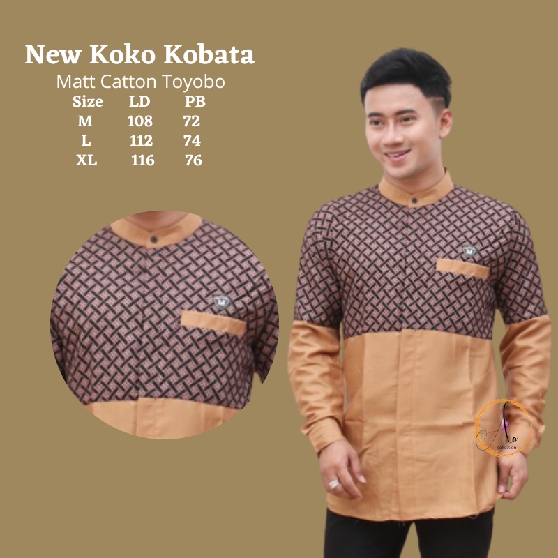 BAJU KOKO NABAWI KURTA SHOBANUL MUSLIMIN baju muslim pria  lengan panjang terbaru 2023