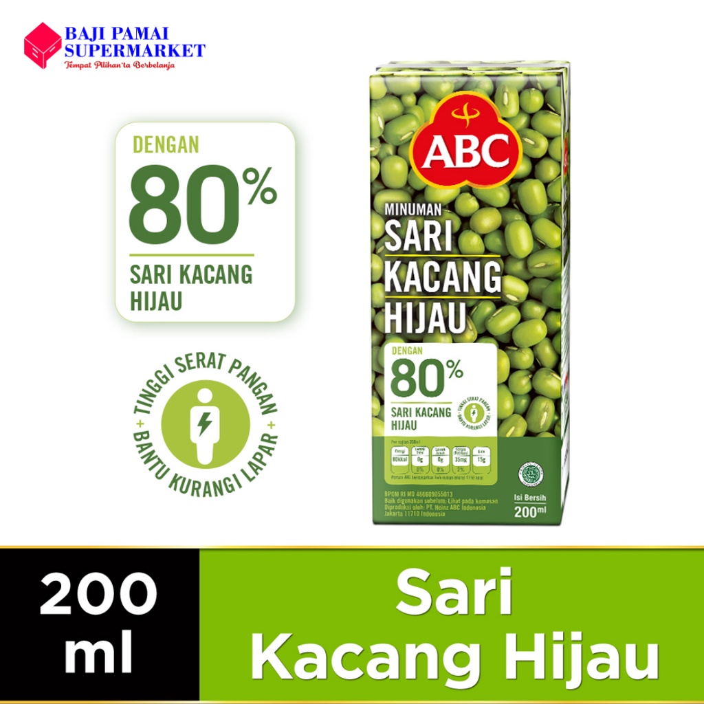 

Abc sari kacang hijau 200ml