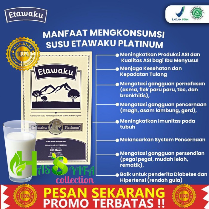 

ETTAWAKU PLATINUM SUSU KAMBING BUBUK ETTAWAKU PLATINUM ETTAWAKU