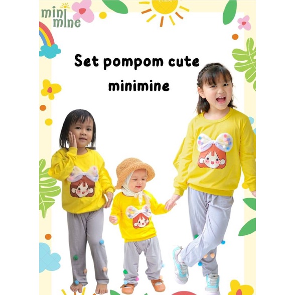 Set Pompom Cute Minimine
