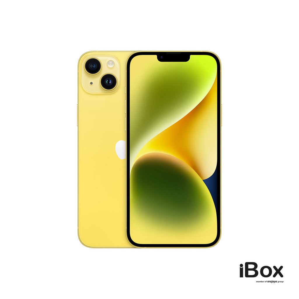 Apple iPhone 14 Plus 256GB, Yellow Ibox Official Store Apple Authorized Reseller Indonesia