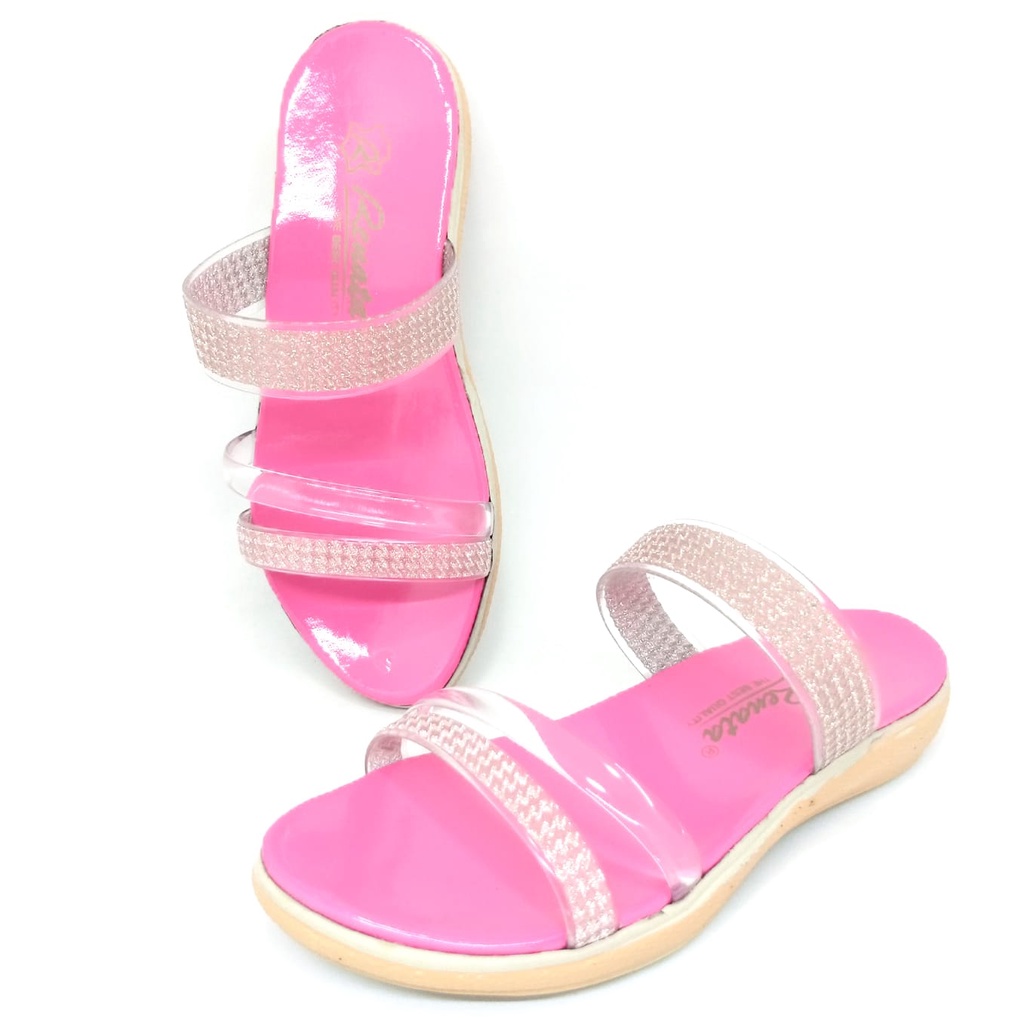 Sandal Slop Anak Perempuan Renata Jelly Flat 26 - 35 Casual Fashion RNT01