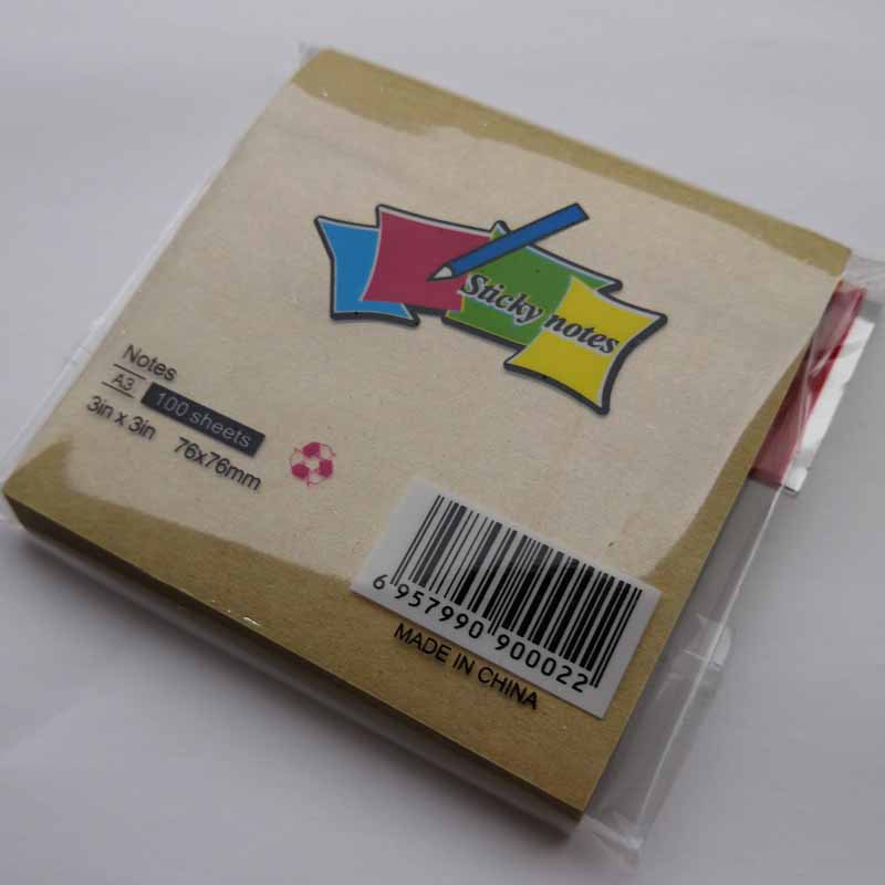 

Kraft Paper Notes / Memo & Sticky Notes - 76 x 76 mm ( 100 lembar )