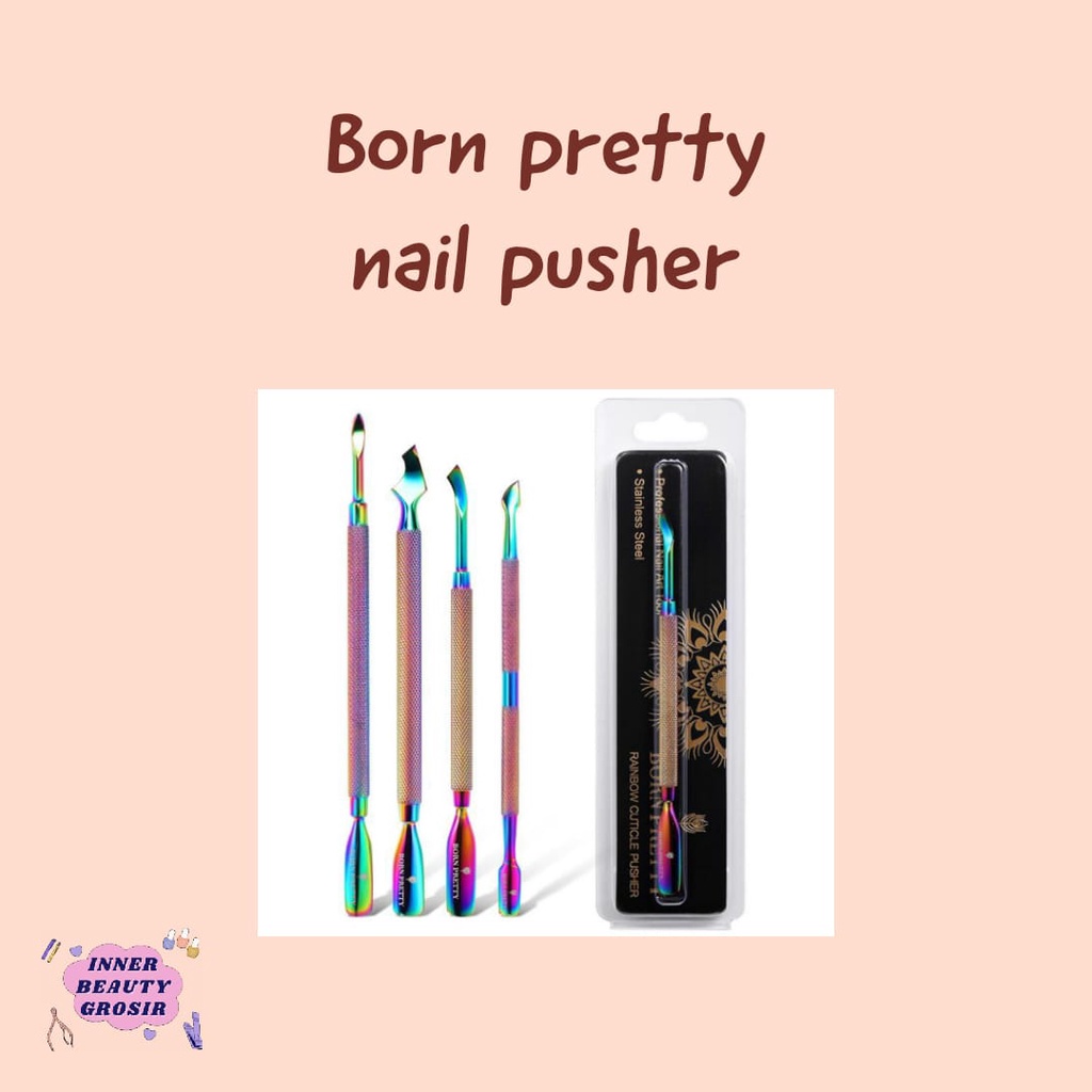 Born Pretty Pusher Kutikula / High Quality Nail Pusher / Pendorong Kutikula Premium