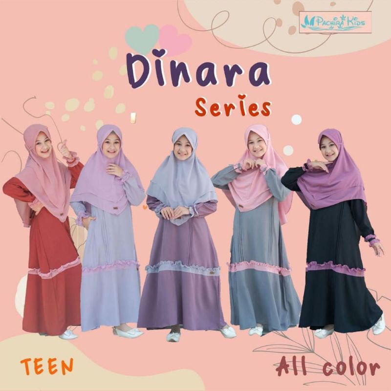 Gamis syari dinara series by Pachira / Gamis syari anak tanggung / Gamis Syari remaja