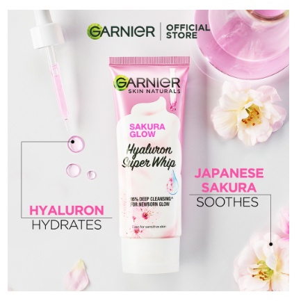 Garnier Sakura Glow Hyaluron Super Whip Foam