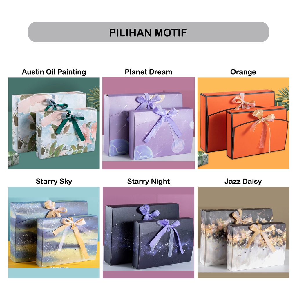 Kotak Kado Hampers Double Pita / Gift Box Hadiah Ribbon Lucu / Paper Bag Kotak Pakaian Anak / Tas Kantong / Kemasan Box Souvenir Ulang Tahun / Pernikahan / Lahiran / Valentine / Idul Fitri / Cake / Kue / Acara Kantor / Festival