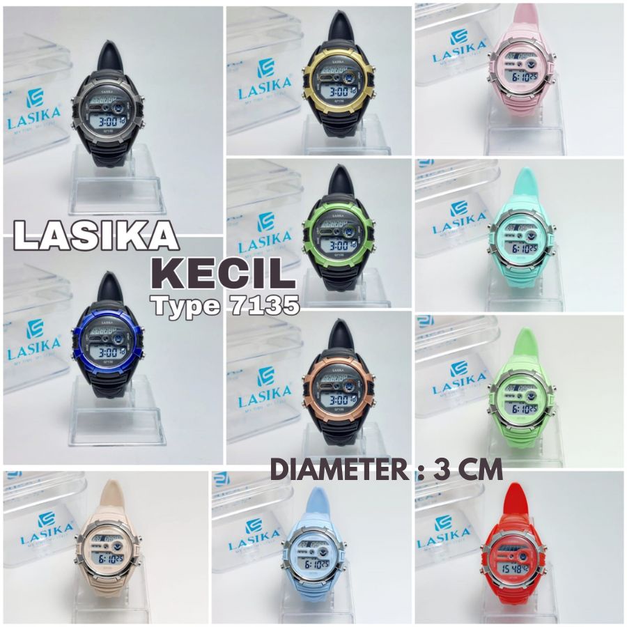 LASIKA NEW Jam Tangan Anak TK SD SMP Anti Air Bisa Berenang Free Box