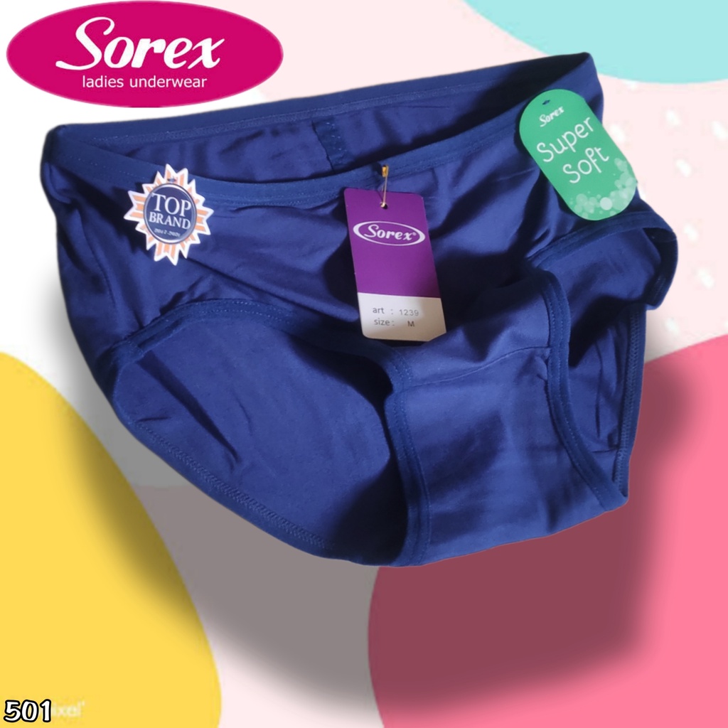 J501T  3 PCS RANDOM Celana Dalam Wanita Sorex M - XXL