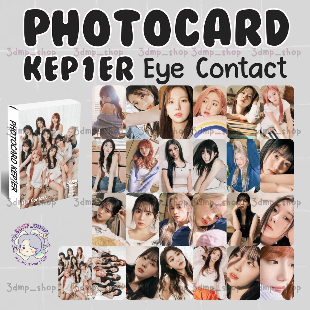 [25 Lembar] Photocard Lomocard Photo lomo card Kep1er First Impact Doublast troubleshooter Love Stuck