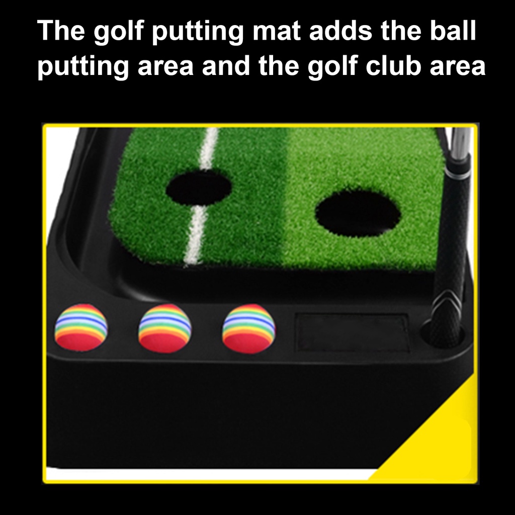 【2.5 Meter】Golf Portabel Karpet/Golf Putting Trainer Mat/Golf Practice Putting Mat