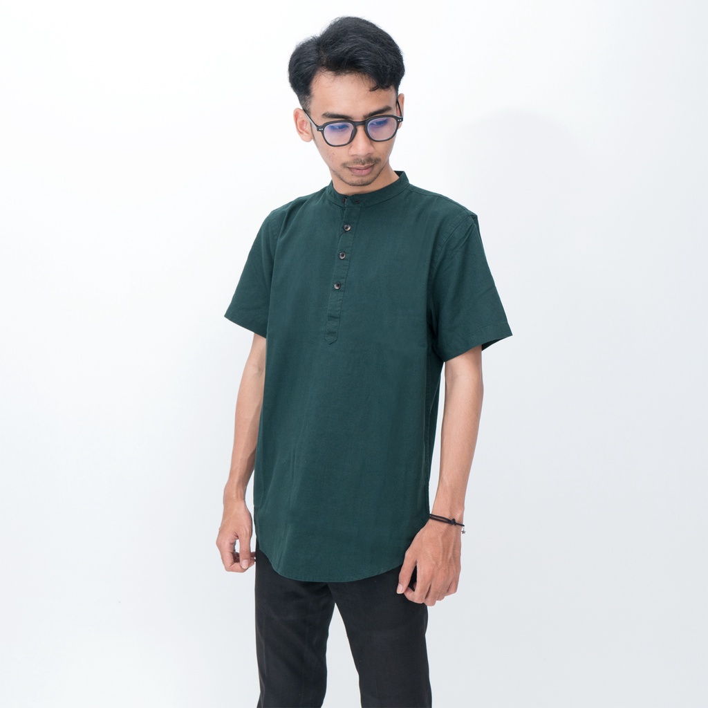 Moralist - Baju Koko Modern Muslim Model Kemeja Lengan Pendek Warna Concept