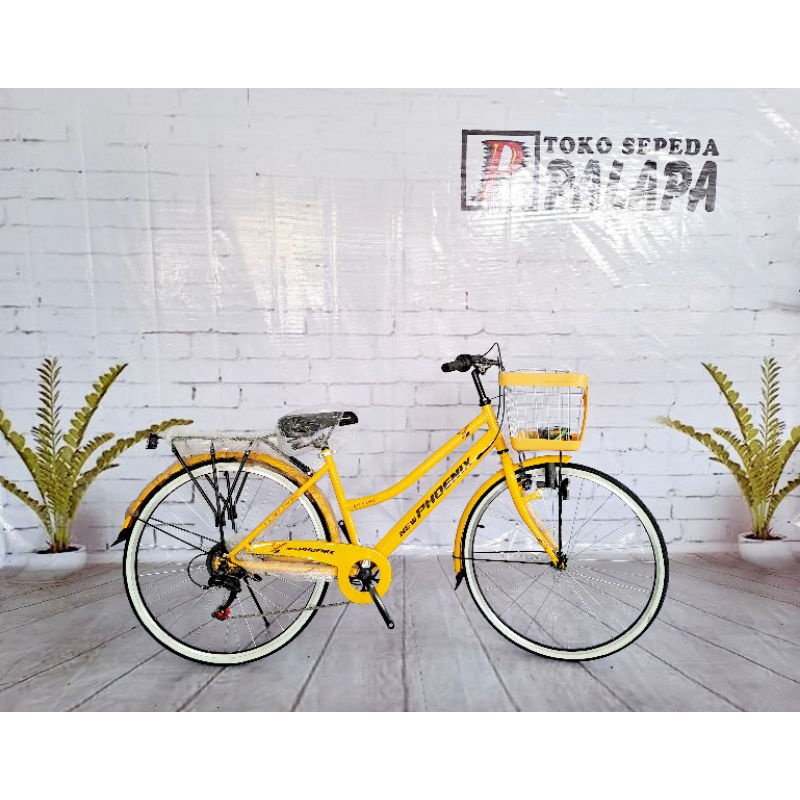 Sepeda Mini Keranjang 26 New PHOENIX 8860 City Bike CTB Anak