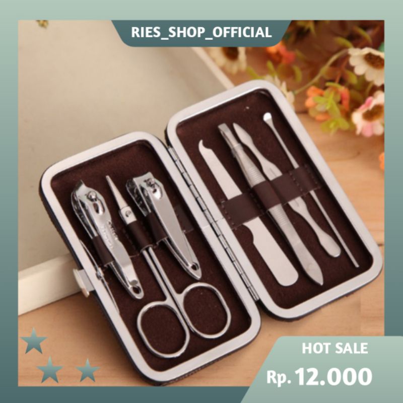 GUNTING KUKU SET MANICURE 7 IN 1 SIMPEL PERALATAN GUNTING KUKU