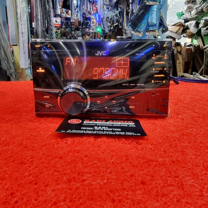 FREE ONGKIR HEAD UNIT JVC KW-R500H4 HONDA MOBILIO 2015 FREE ONGKIR