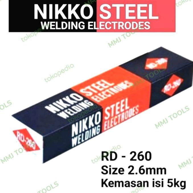 Kawat Las NIKKO STEEL RD-260 2,6mm - NIKKO STEEL kawat las RD260 2,6mm