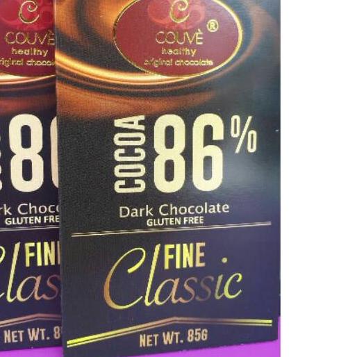 

Termurah✅⭐-Couve Healthy Chocolate Gluten Free 86% Dark Choco Classic