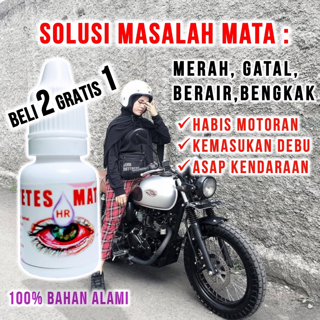 HR Tetes Mata Merah Iritasi Radang Perih Bengkak Gatal dan Berair