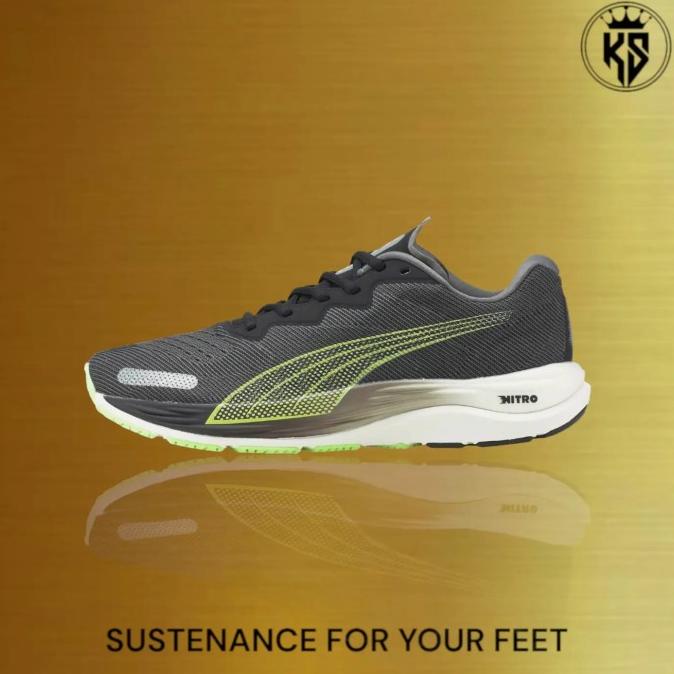 PUMA Velocity Nitro 2 Black Fizzy Lime