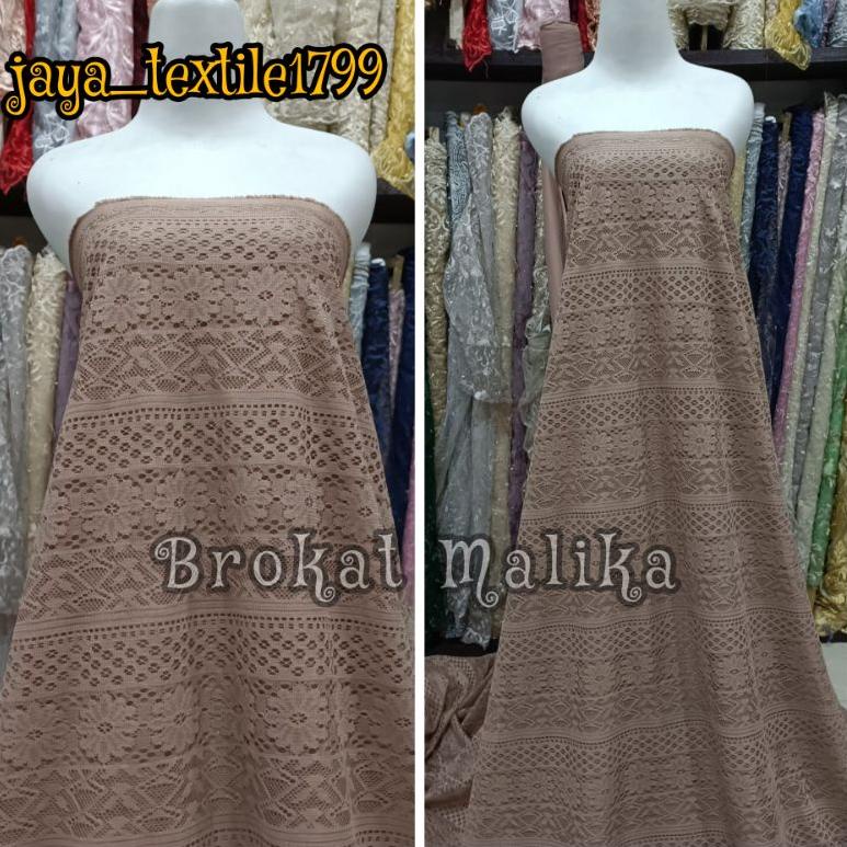 ♠  Kain Brokat Lace Premium / Kain Brokat Malika / kain meteran