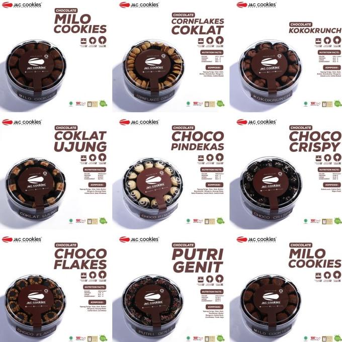 

Kue Kering J&C Cookies Best Seller Manis Coklat Kue Kering Lebaran