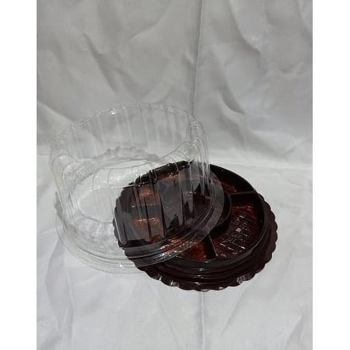 Mika Tumini Sekat 7 /Mika Tumpeng Mini Uk 20 Coklat / Ivory Per Karton