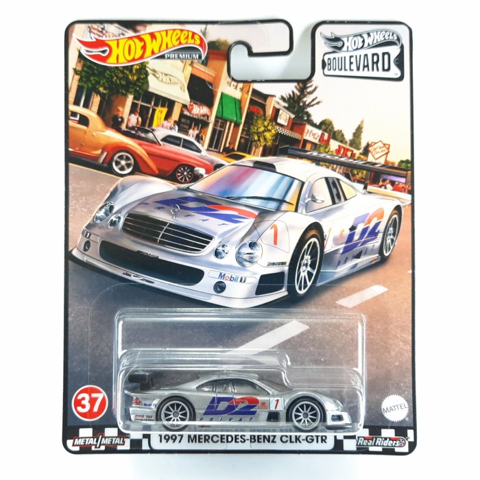 HOT SALE 1997 MERCEDES BENZ CLK GTR D2 HOT WHEELS BOULEVARD TERLARIS