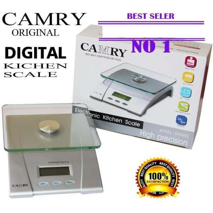 CAMRY Timbangan Dapur Digital Kue Kitchen Scale 5Kg EK5055 / EK-5055